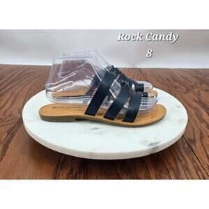 Rock Candy 
Black Loop Sandals